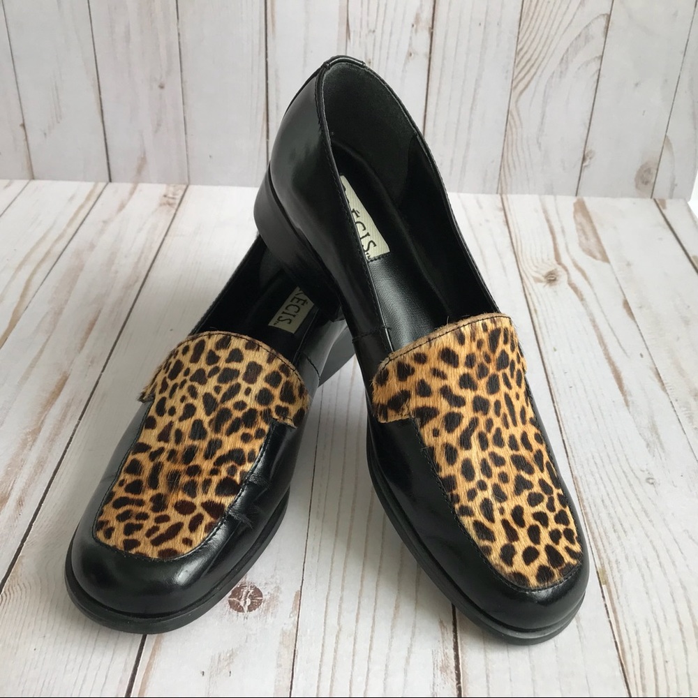 Vintage Précis leopard Loafers 7